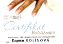 Certifikát - Modeláž nehtů